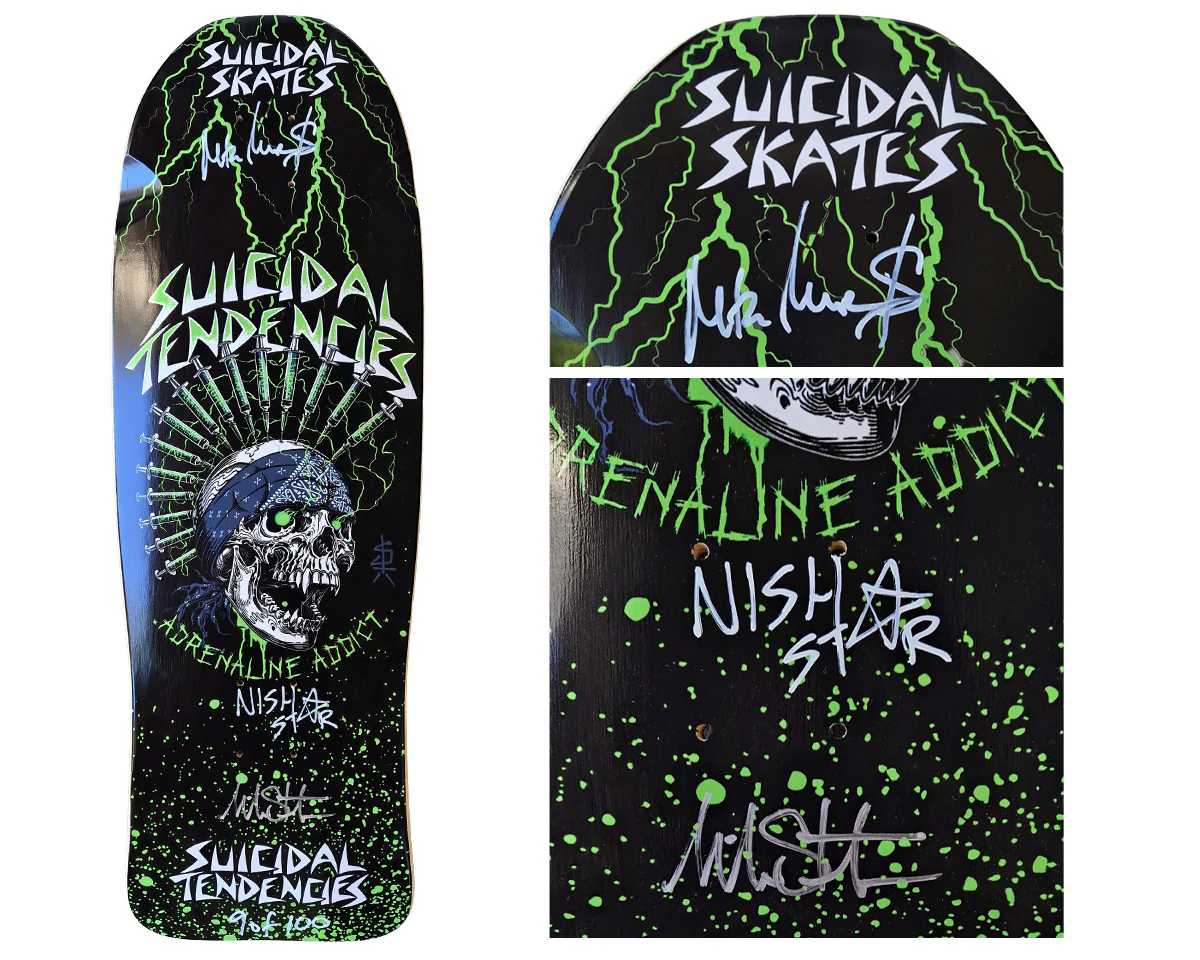 Adrenaline Addict Signed PTS Old School Deck- 1 Per Customer - Free Shipping - Image 3