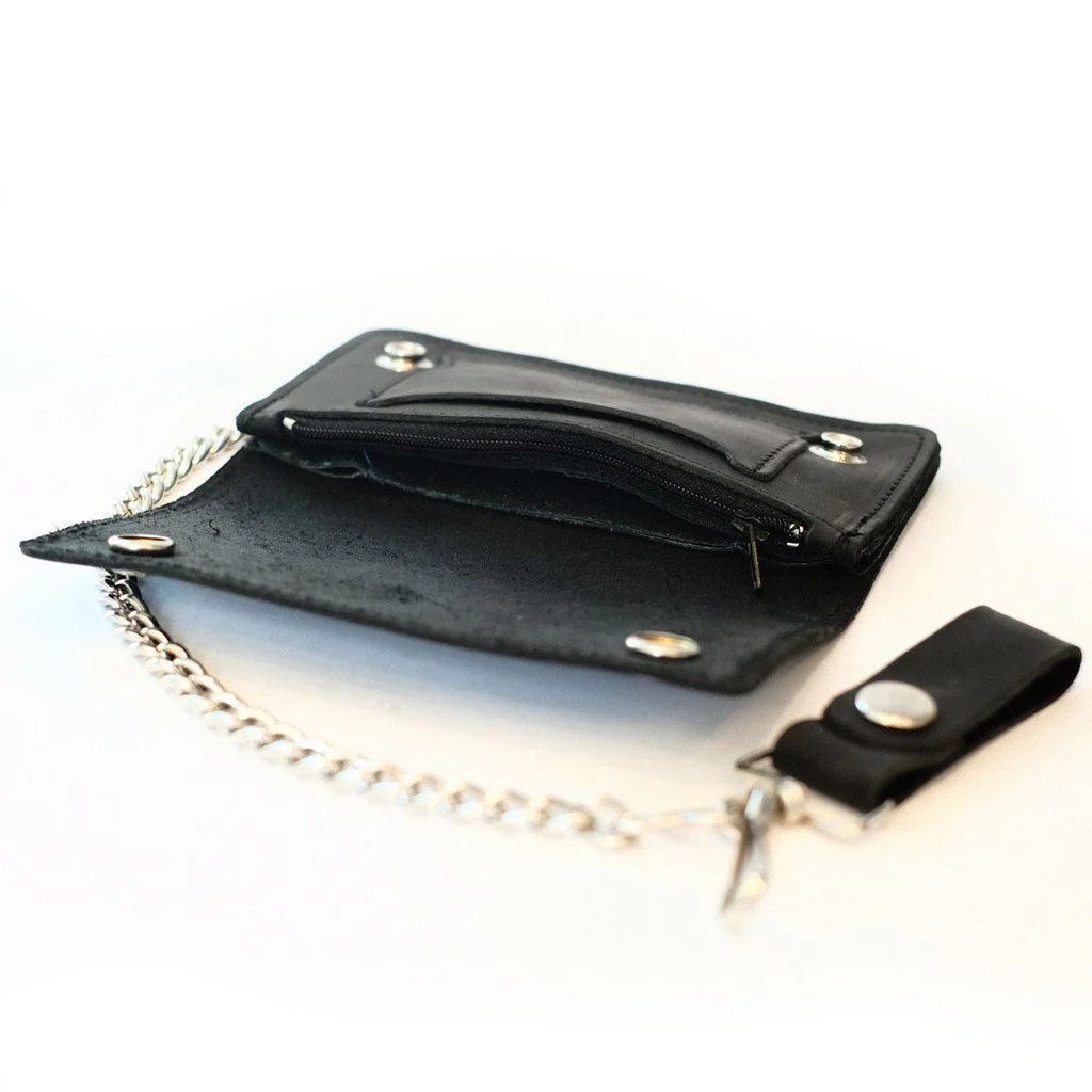 ST Leather Chain Wallet - Image 2