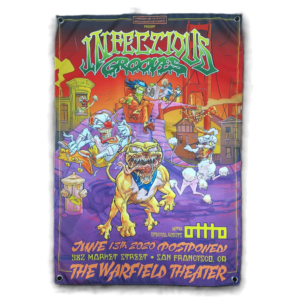 Wall Banner - Infectious Grooves The Warfield Theater